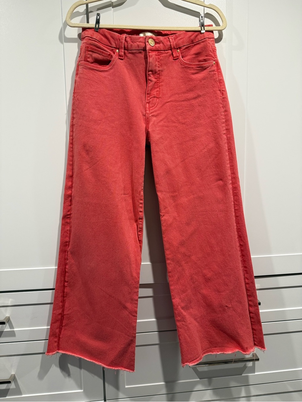 Wide Leg Kut Women's Jeans in Red